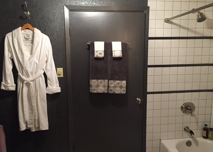 Bathroom and Bathrobe